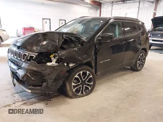 2024 Jeep Compass Limited с VIN 3C4NJDCN4RT582766, выставлен на аукционе IAAI как лот 41909782 с пробегом 13 134 миль миль и . История ставок и продаж доступна на DreamBid. Изображение 17.