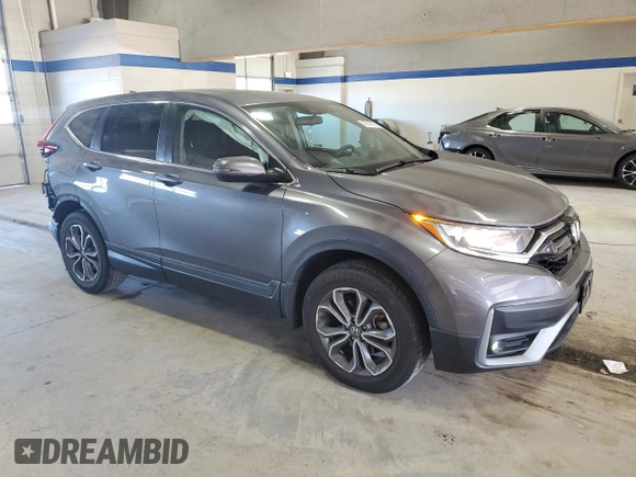 2021 Honda CR-V EX with VIN 2HKRW2H56MH650736, listed as a Copart auction lot 46048575 with 72,134 mi miles and Salvage Title. Bid and sale history available at carsss.com. Image 4.