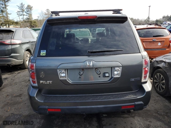 2007 Honda Pilot EX-L with VIN 2HKYF18797H525452, listed as a Copart auction lot 42606025 with 228,581 mi miles and Clean Title. Bid and sale history available at carsss.com. Image 6.