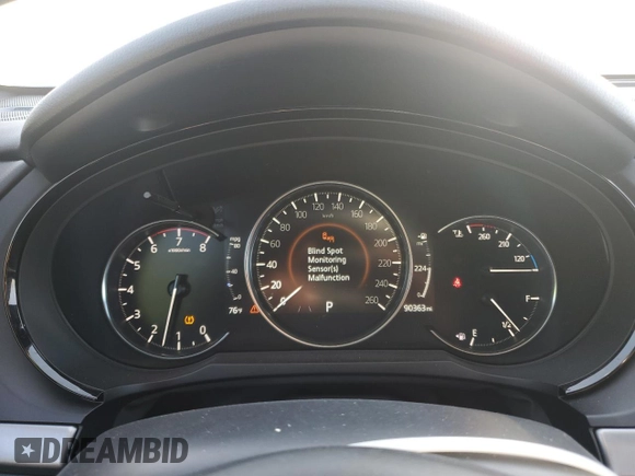 2021 Mazda CX-9 Carbon Edition with VIN JM3TCBDY3M0541637, listed as a Copart auction lot 49209115 with 90,363 mi miles and Salvage title. Bid and sale history available at DreamBid. Image 9.