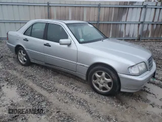 1999 Mercedes-Benz C 230/260/280/320 with VIN WDBHA24G1XA756393, listed as a Copart auction lot 80227694 with 123,520 mi miles and Salvage Title. Bid and sale history available at carsss.com. Image 4.