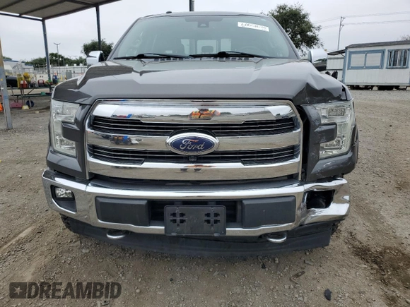 2017 Ford F-150 XL with VIN 1FTEW1EG2HKC06484, listed as a Copart auction lot 60051635 with 115,425 mi miles and Salvage title. Bid and sale history available at DreamBid. Image 5.