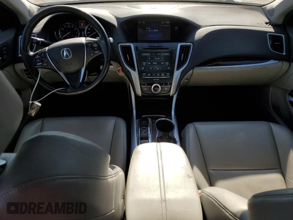 2016 Acura TLX V6 with VIN 19UUB2F31GA006713, listed as a Copart auction lot 49387325 with 157,066 mi miles and Salvage title. Bid and sale history available at DreamBid. Image 8.