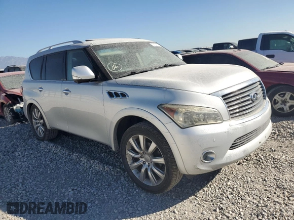 2013 Infiniti QX56 with VIN JN8AZ2NE7D9042908, listed as a Copart auction lot 72434724 with 145,480 mi miles and Clean Title. Bid and sale history available at carsss.com. Image 4.