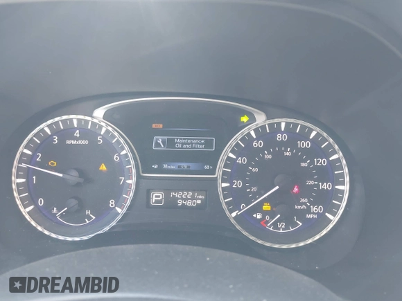 2013 Infiniti JX35 with VIN 5N1AL0MM8DC317601, listed as a IAAI auction lot 40678694 with 142,221 mi miles and . Bid and sale history available at DreamBid. Image 7.