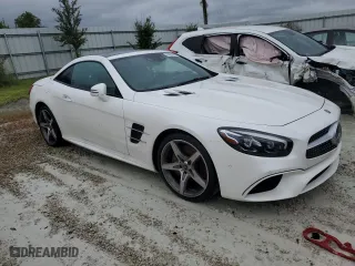 2019 Mercedes-Benz SL-Class SL 550 with VIN WDDJK7DA9KF055577, listed as a Copart auction lot 74231814 with 0 mi miles and Non Repairable. Bid and sale history available at carsss.com. Image 4.