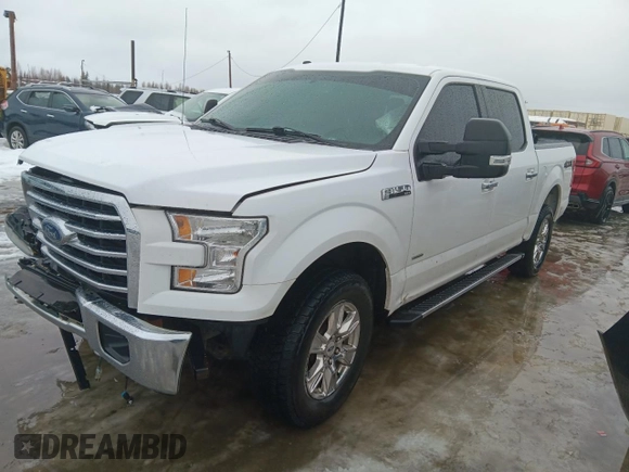 2017 Ford F-150 XL with VIN 1FTEW1EG0HKD71630, listed as a Copart auction lot 51707365 with 117,701 mi miles and Salvage Title. Bid and sale history available at carsss.com. Image 1.