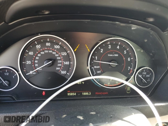 2020 BMW 4 Series 430i with VIN WBA4W3C03LAG91519, listed as a Copart auction lot 81572414 with 95,854 mi miles and Salvage title. Bid and sale history available at DreamBid. Image 9.