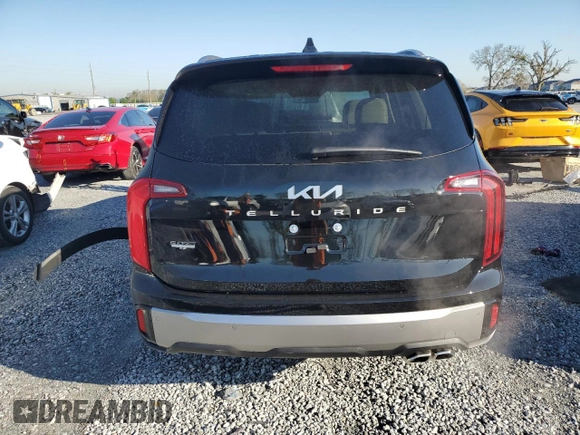 2025 Kia Telluride S with VIN 5XYP64GC4SG598370, listed as a Copart auction lot 46740015 with 513 mi miles and Salvage Title. Bid and sale history available at DreamBid. Image 6.