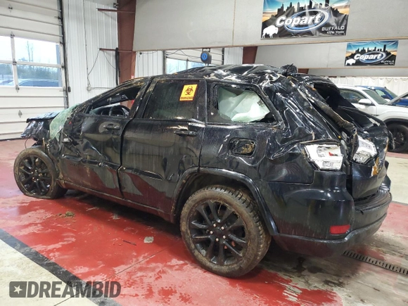 2021 Jeep Grand Cherokee Laredo X with VIN 1C4RJEAG4MC713470, listed as a Copart auction lot 57846325 with Not provided miles and Salvage title. Bid and sale history available at DreamBid. Image 2.