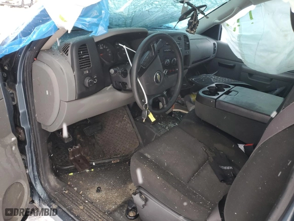 2011 Chevrolet Silverado 1500 Work Truck with VIN 1GCNKPEX2BZ418962, listed as a Copart auction lot 42313445 with 0 mi miles and Salvage Title. Bid and sale history available at carsss.com. Image 8.