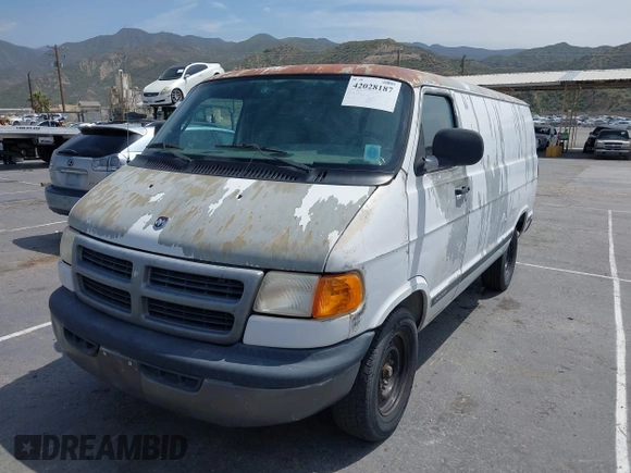 2001 Dodge Cargo with VIN 2B7JB21Y11K559961, listed as a IAAI auction lot 42028187 with 122,570 mi miles and . Bid and sale history available at DreamBid. Image 2.