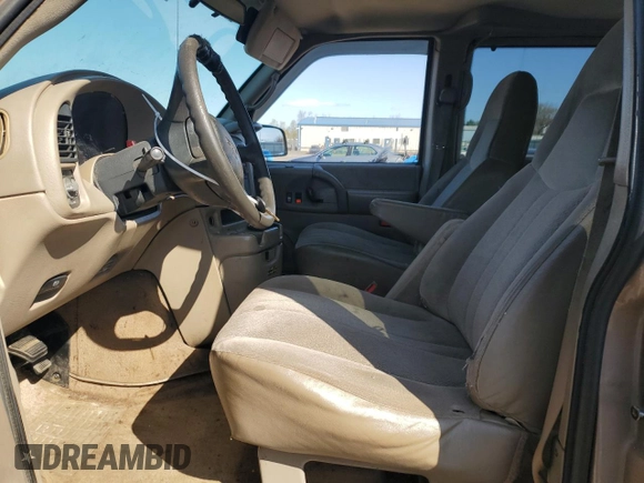 2003 GMC Safari z VIN 1GKDM19X73B505364, wystawiony jako Copart lot #53316295 z przebiegiem Nie podano mil oraz Szkoda całkowita • Salvage title. Historia ofert i sprzedaży dostępna na DreamBid. Obrazek 7.