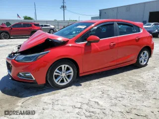 2017 Chevrolet Cruze LT with VIN 3G1BE6SMXHS513654, listed as a Copart auction lot 52231265 with 52,196 mi miles and Salvage Title. Bid and sale history available at carsss.com. Image 1.