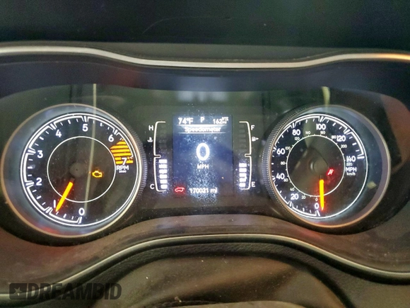 2019 Jeep Cherokee Latitude z VIN 1C4PJLCB6KD165203, wystawiony jako Copart lot #58009195 z przebiegiem 170 021 mil mil oraz Czysty tytuł • Clean title. Historia ofert i sprzedaży dostępna na DreamBid. Obrazek 9.