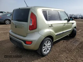 2013 Kia Soul + with VIN KNDJT2A6XD7492558, listed as a Copart auction lot 49916135 with 54,266 mi miles and Salvage Title. Bid and sale history available at DreamBid. Image 3.