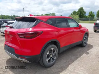 2023 Chevrolet Blazer LT with VIN 3GNKBHR43PS171195, listed as a IAAI auction lot 42547323 with 29,525 mi miles and . Bid and sale history available at DreamBid. Image 4.