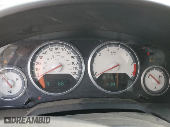 2010 Dodge Grand Caravan Crew with VIN 2D4RN6DX3AR334665, listed as a Copart auction lot 53302765 with 154,331 mi miles and Clean Title. Bid and sale history available at DreamBid. Image 9.