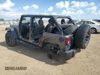 2017 Jeep Wrangler Unlimited Sport with VIN 1C4BJWDG8HL553697, listed as a Copart auction lot 63375785 with 83,573 mi miles and Salvage title. Bid and sale history available at DreamBid. Image 2.