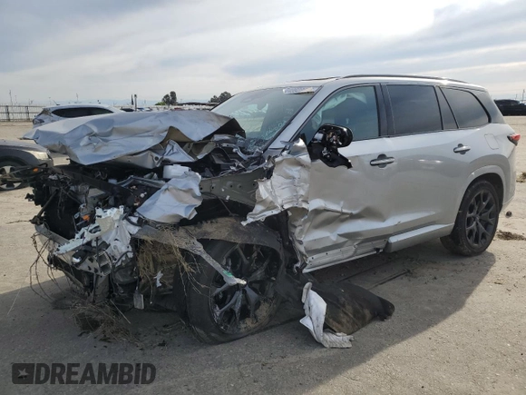 2024 Lexus TX 500h F Sport Premium z VIN 5TDABAB63RS006651, wystawiony jako Copart lot #49922905 z przebiegiem 4 745 mil mil oraz Szkoda całkowita • Salvage title. Historia ofert i sprzedaży dostępna na DreamBid. Obrazek 1.