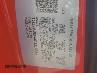 2023 Chevrolet Corvette 2LT with VIN 1G1YB2D44P5116636, listed as a Copart auction lot 74525944 with 2,027 mi miles and Salvage title. Bid and sale history available at DreamBid. Image 13.