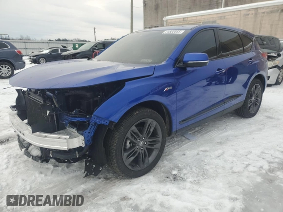 2024 Acura RDX w/A-Spec Package with VIN 5J8TC2H62RL035029, listed as a Copart auction lot 41500665 with 6,490 mi miles and Salvage title. Bid and sale history available at DreamBid. Image 1.
