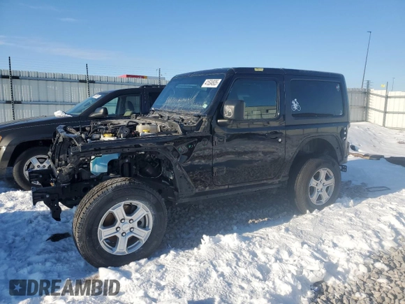 2020 Jeep Wrangler Sport S z VIN 1C4GJXAG9LW203261, wystawiony jako Copart lot #41534935 z przebiegiem 81 058 mil mil oraz Szkoda całkowita • Salvage title. Historia ofert i sprzedaży dostępna na DreamBid. Obrazek 1.