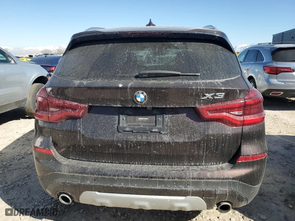 2018 BMW X3 xDrive30i with VIN 5UXTR9C52JLC69679, listed as a Copart auction lot 47224455 with 0 mi miles and Salvage Title. Bid and sale history available at carsss.com. Image 6.