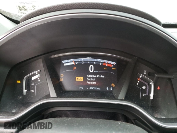 2018 Honda CR-V EX-L with VIN 2HKRW2H82JH698191, listed as a Copart auction lot 70147052 with 34,352 mi miles. Bid and sale history available at carsss.com. Image 9.