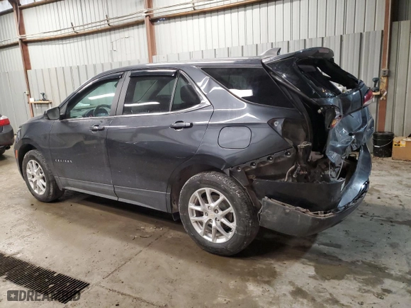 2022 Chevrolet Equinox LT with VIN 3GNAXUEV0NS102370, listed as a Copart auction lot 42999835 with 36,955 mi miles and Salvage Title. Bid and sale history available at carsss.com. Image 2.