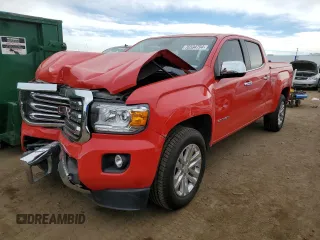 2018 GMC Canyon 4WD SLT with VIN 1GTG6DEN0J1158147, listed as a Copart auction lot 76594794 with 41,186 mi miles and Salvage Title. Bid and sale history available at carsss.com. Image 1.