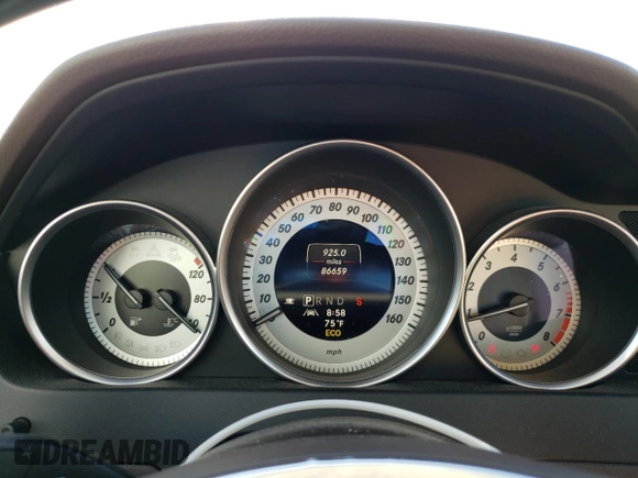 2013 Mercedes-Benz C 300 Sport with VIN WDDGF8AB1DG111008, listed as a Copart auction lot 50840715 with 86,659 mi miles and Salvage Title. Bid and sale history available at DreamBid. Image 9.