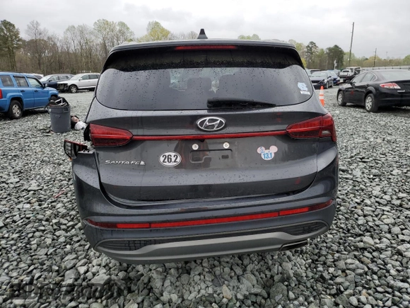 2021 Hyundai Santa Fe SE with VIN 5NMS14AJ0MH334653, listed as a Copart auction lot 51616905 with Not Provided miles and Salvage Title. Bid and sale history available at carsss.com. Image 6.