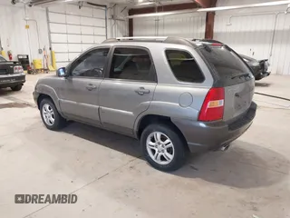 2005 Kia Sportage LX with VIN KNDJE723157089856, listed as a IAAI auction lot 41826630 with 200,380 mi miles and . Bid and sale history available at carsss.com. Image 3.