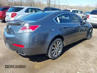 2009 Acura TL Tech with VIN 19UUA86589A003009, listed as a IAAI auction lot 41853122 with 150,863 mi miles. Bid and sale history available at carsss.com. Image 4.