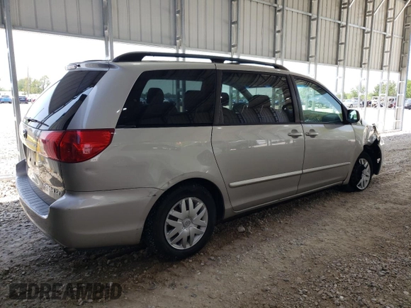 2006 Toyota Sienna CE with VIN 5TDZA23C06S500171, listed as a Copart auction lot 54934155 with 164,738 mi miles and Salvage Title. Bid and sale history available at DreamBid. Image 3.
