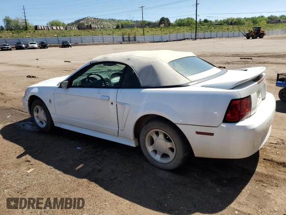 2000 Ford Mustang z VIN 1FAFP4447YF287507, wystawiony jako Copart lot #57669515 z przebiegiem 133 309 mil mil oraz Czysty tytuł • Clean title. Historia ofert i sprzedaży dostępna na DreamBid. Obrazek 2.