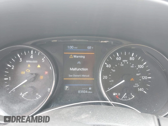 2018 Nissan Rogue SV with VIN 5N1AT2MV8JC731879, listed as a IAAI auction lot 42156851 with 83,504 mi miles. Bid and sale history available at carsss.com. Image 7.