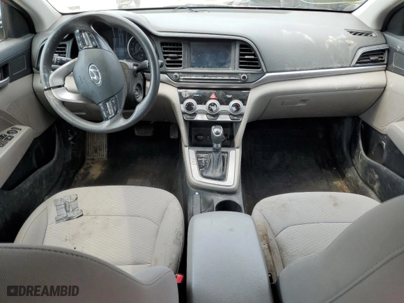 2019 Hyundai Elantra SEL with VIN KMHD84LF6KU749698, listed as a Copart auction lot 62138684 with 100,524 mi miles and Salvage Title. Bid and sale history available at carsss.com. Image 8.