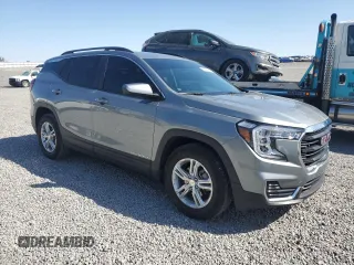 2023 GMC Terrain SLE with VIN 3GKALMEG1PL104278, listed as a Copart auction lot 52101685 with 20,301 mi miles and Salvage Title. Bid and sale history available at DreamBid. Image 4.