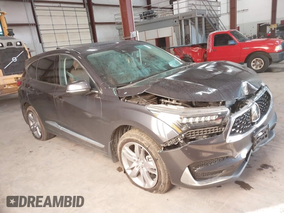 2021 Acura RDX w/Advance Package with VIN 5J8TC2H76ML031020, listed as a IAAI auction lot 41282562 with 35,454 mi miles. Bid and sale history available at carsss.com. Image 1.