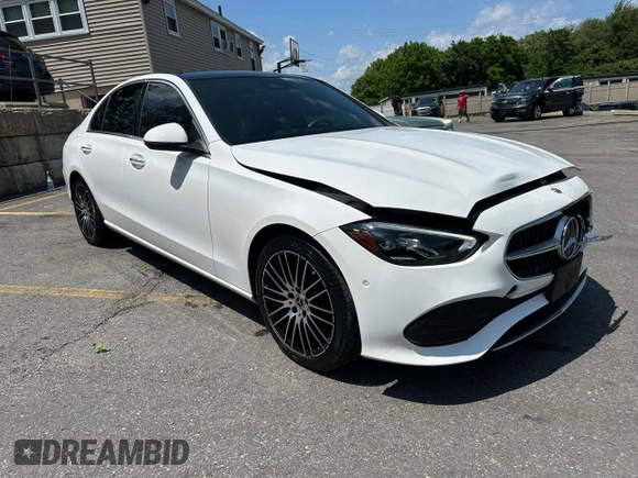 2023 Mercedes-Benz C 300 with VIN W1KAF4GB5PR090033, listed as a Copart auction lot 64206085 with 16,479 mi miles and Clean title. Bid and sale history available at DreamBid. Image 4.