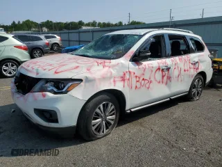 2018 Nissan Pathfinder SV with VIN 5N1DR2MM6JC644534, listed as a Copart auction lot 59310475 with Not provided miles and Salvage title. Bid and sale history available at DreamBid. Image 1.