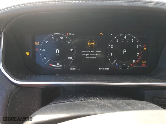 2019 Land Rover Range Rover Sport HSE with VIN SALWR2RV2KA816739, listed as a Copart auction lot 79667814 with 59,681 mi miles and Salvage Title. Bid and sale history available at carsss.com. Image 9.