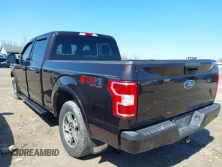 2019 Ford F-150 XL with VIN 1FTFW1E45KFD12387, listed as a IAAI auction lot 41942427 with 77,901 mi miles. Bid and sale history available at carsss.com. Image 3.