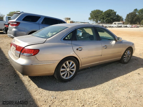 2007 Hyundai Azera SE with VIN KMHFC46F47A145627, listed as a Copart auction lot 75274604 with 83,904 mi miles and Salvage Title. Bid and sale history available at carsss.com. Image 3.