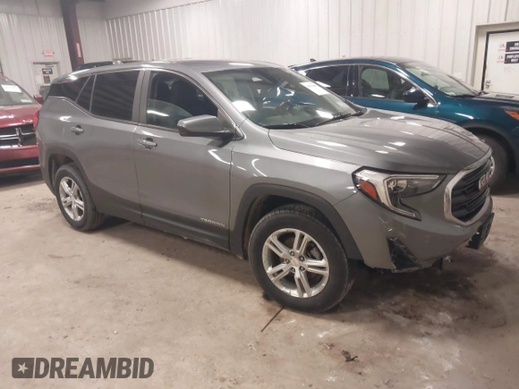 2021 GMC Terrain SLE with VIN 3GKALTEV2ML370414, listed as a IAAI auction lot 41810800 with 49,025 mi miles and . Bid and sale history available at carsss.com. Image 1.