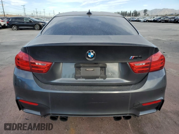 2017 BMW M4 with VIN WBS3R9C58HK708973, listed as a Copart auction lot 74006423 with 79,844 mi miles. Bid and sale history available at carsss.com. Image 6.