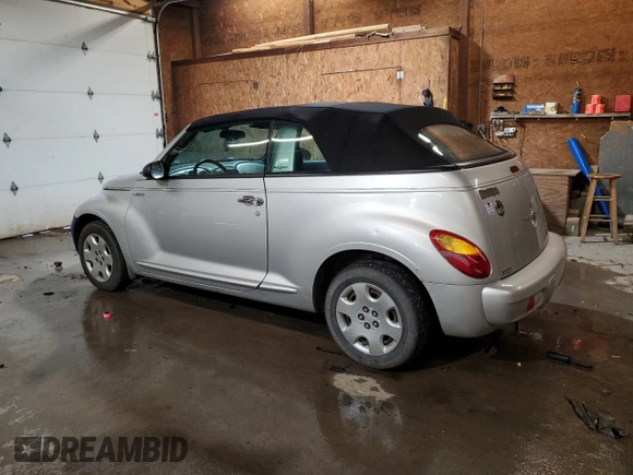 2005 Chrysler PT Cruiser z VIN 3C3EY45X35T546320, wystawiony jako Copart lot #55760965 z przebiegiem 97 540 mil mil oraz Szkoda całkowita • Salvage title. Historia ofert i sprzedaży dostępna na DreamBid. Obrazek 2.