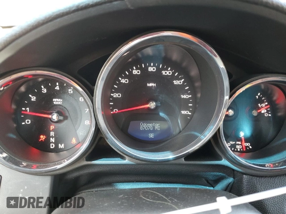 2013 Cadillac CTS Luxury with VIN 1G6DG5E51D0170567, listed as a Copart auction lot 52141015 with 87,078 mi miles and Salvage title. Bid and sale history available at DreamBid. Image 9.